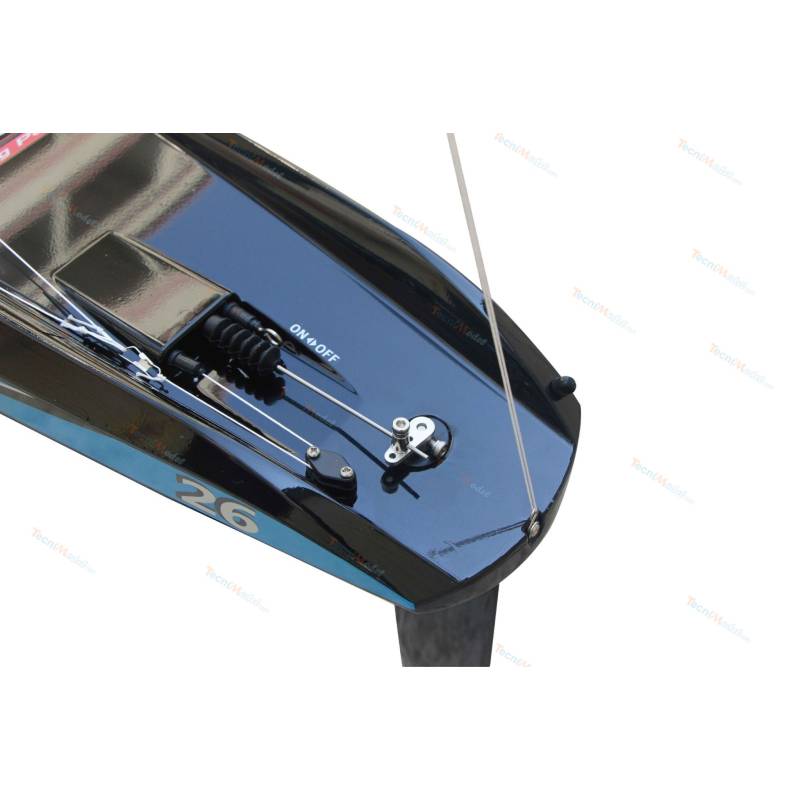 RC Sailboat Focus V3 1m RTR Blue by Joysway with 2.4Ghz transmitter