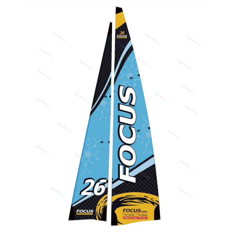 RC Sailboat Focus V3 1m RTR Blue by Joysway with 2.4Ghz transmitter