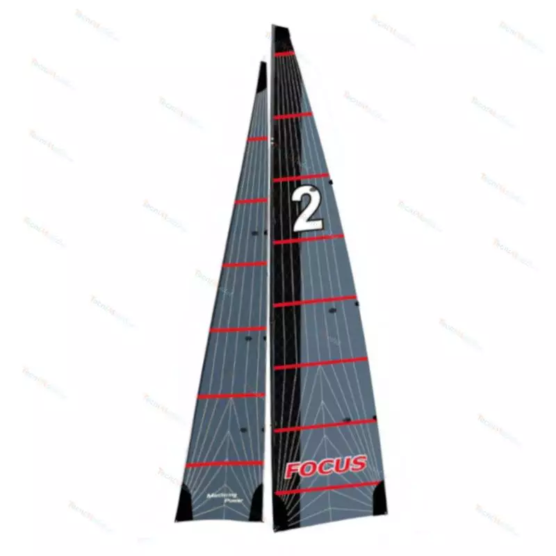 Voilier Joysway Focus V3 1m ROUGE RTR avec radio 2.4Ghz