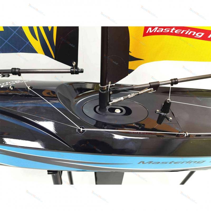 RC Sailboat Focus V3 1m RTR RED by Joysway with 2.4Ghz transmitter