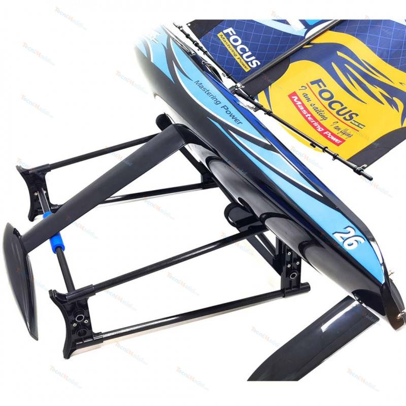 RC Sailboat Focus V3 1m RTR RED by Joysway with 2.4Ghz transmitter