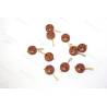 10 plastic Ø8mm Deadeyes with fastener Aero-Naut 528158