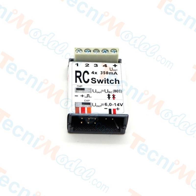 RC switch module 4x350mA - S-Hobby 42122