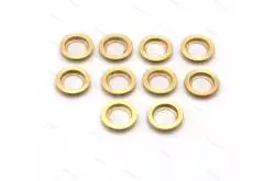 10 Portholes Ø14mm brass with Ø10mm glazing