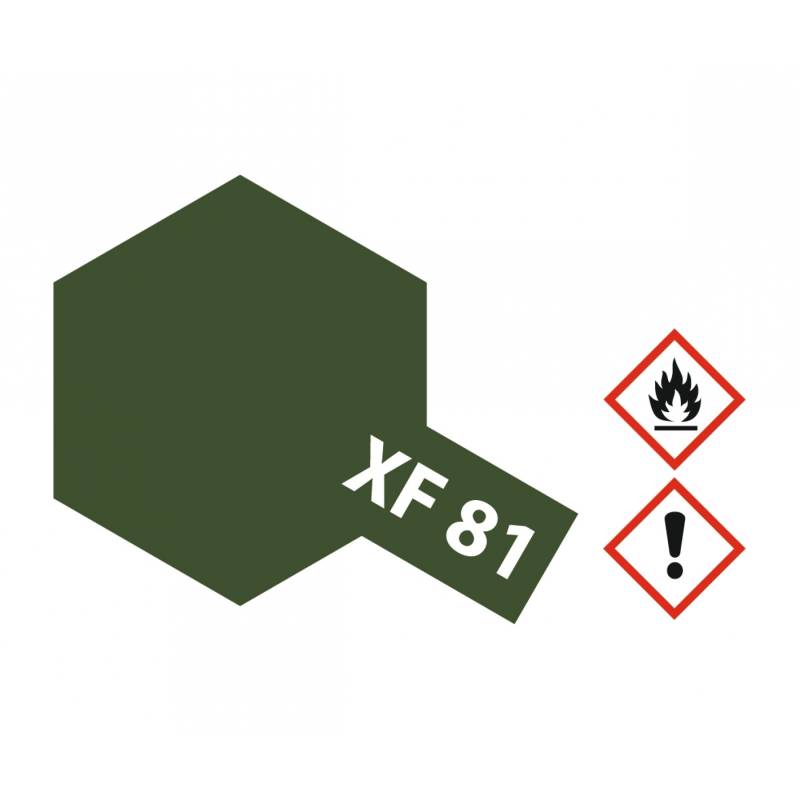 Mini XF81 Dark Green 2 (RAF) - Tamiya 81781