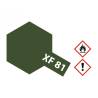 Mini XF81 Dark Green RAF mat - Tamiya 81781