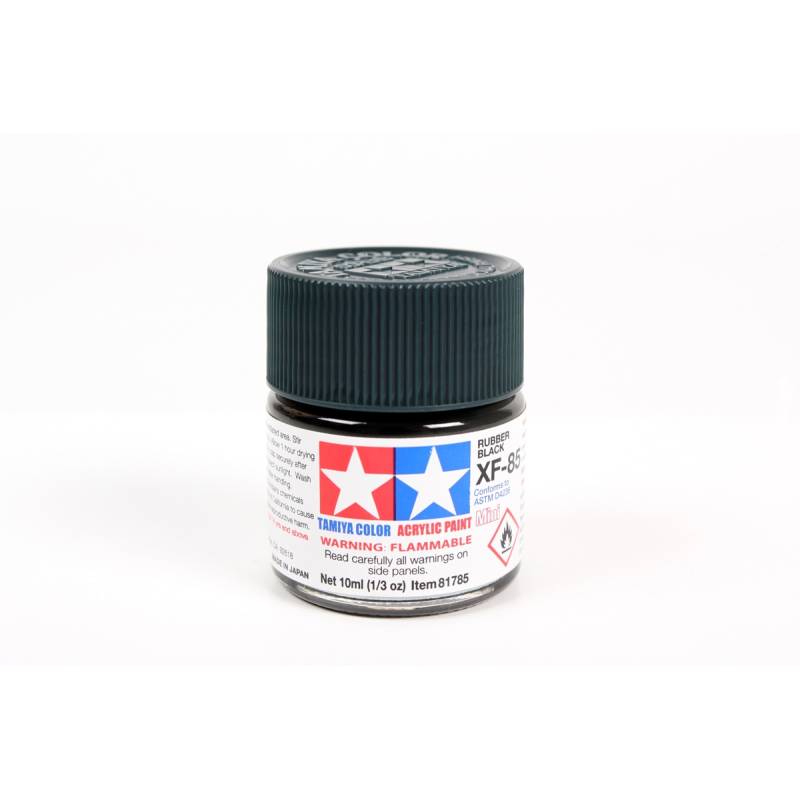 MINI XF85 RUBBER BLACK - Tamiya 81785