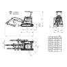 1/14 Aoue PC30 LESU RC mini-excavator kit - LESU BA-B0003-KIT