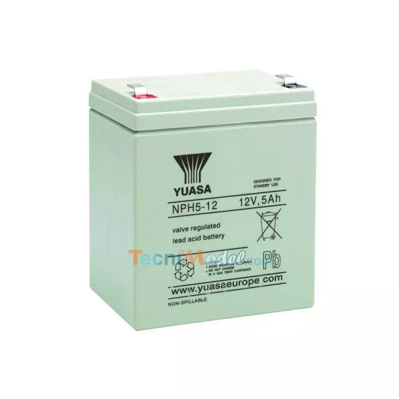 Batterie plomb 12v 5.2 Ah Yuasa NPH5-12