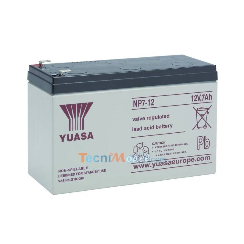 12V 7Ah lead battery Yuasa NP7-12