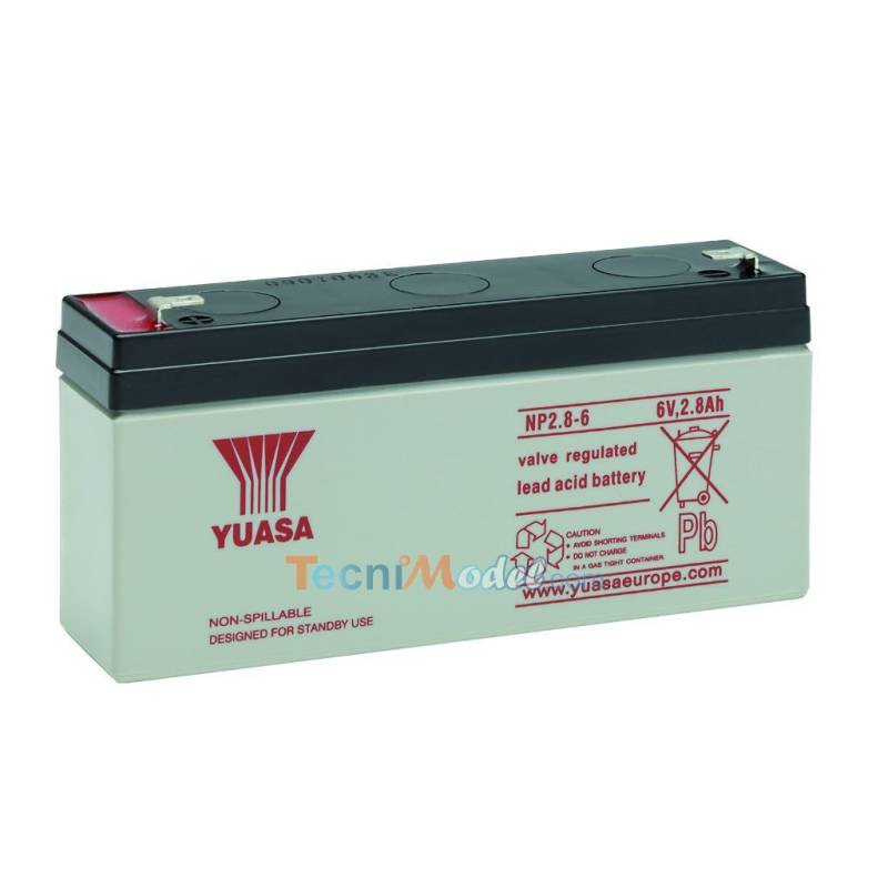 6v 2.8Ah lead battery Yuasa NP2.86