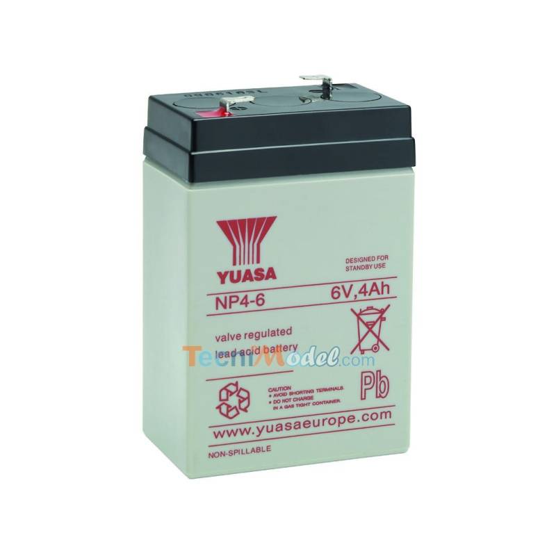 Batterie plomb 6v 4Ah Yuasa NP4-6