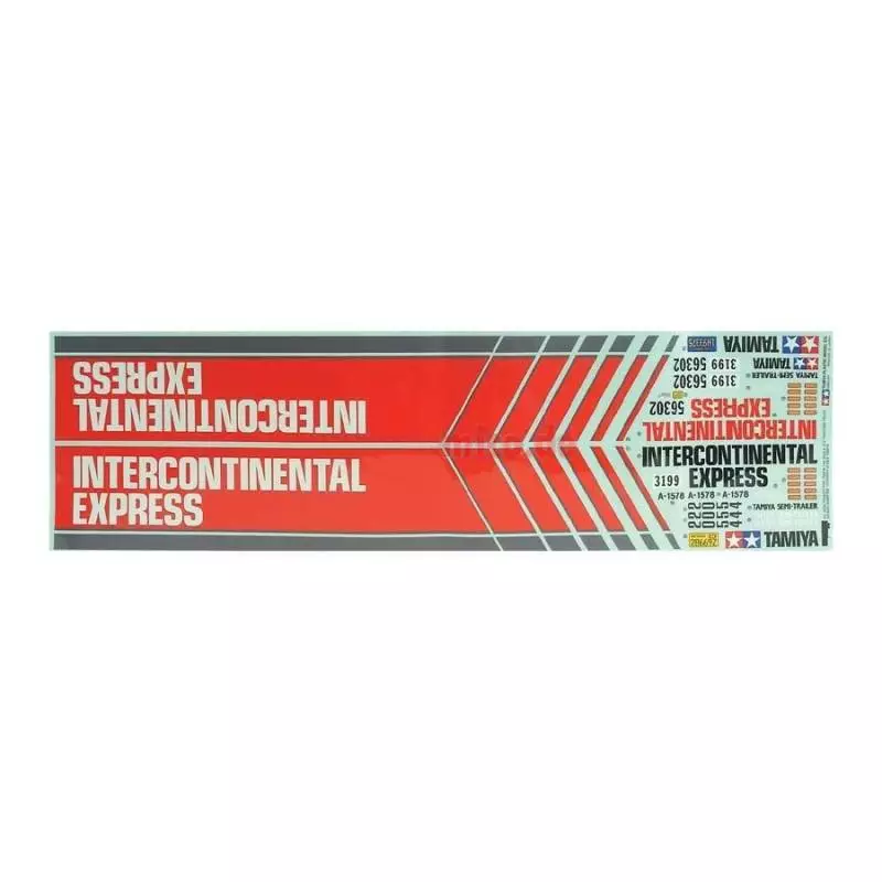Sticker sheet for van trailer 56302 Tamiya - Tamiya 9495168