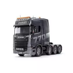 Tamiya 1/14 RC Truck Scania 770 S V8 Heavy Tractor 8x4/4 56376 with body painted in TS38 Gun Metal 56376