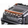 Camion Tamiya Scania 770 S V8 8x4/4 1/14 peint en Gun Metal avec lumières et sons (Pack complet)