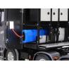 Camion Tamiya Scania 770 S V8 8x4/4 1/14 peint en Gun Metal avec lumières et sons (Pack complet)