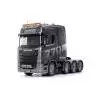 Camion RC Tamiya Scania 770 S V8 8x4/4 1/14 peint en Gun Metal avec lumières et sons et radio 14 voies LCD (Pack complet)