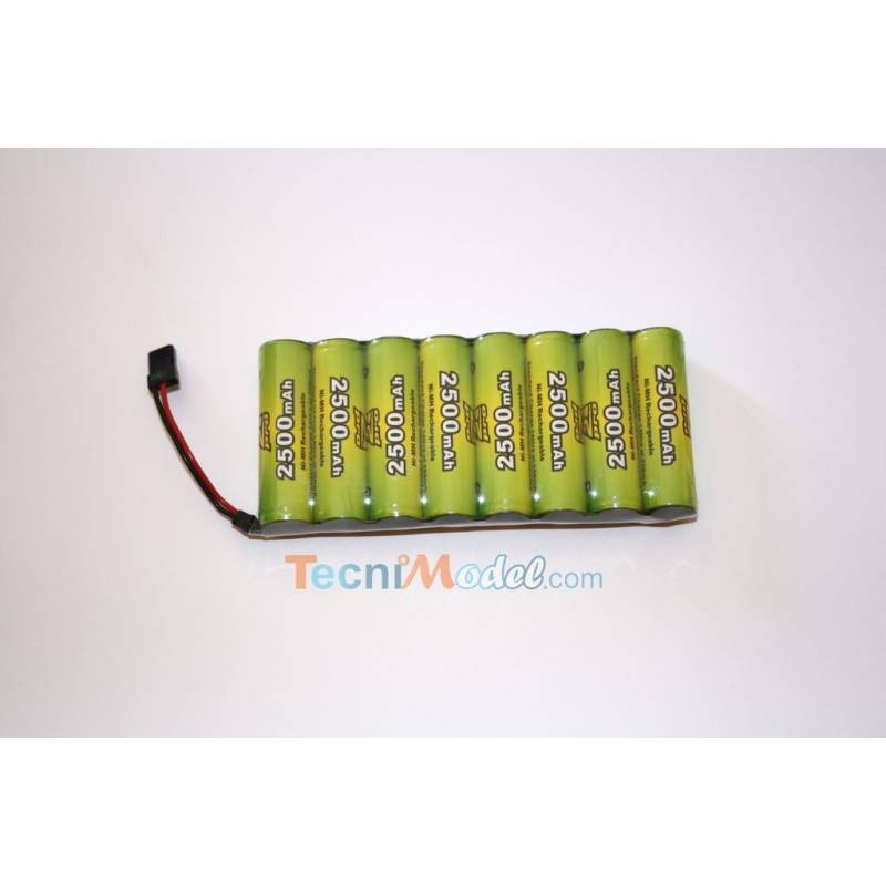 PACK Tx S 9.6V/AP-2500 JR prise type servo