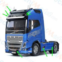 Additional led set for Volvo FH16 750 4x2 Tamiya 56375