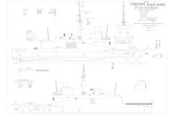 FREMM Multi Mission Frigate 1/200 MRB blueprint