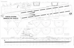Charles de Gaulle Aircraft Carrier 1/200 MRB Blueprints