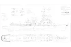 Plan MRB Frégate Jean Bart 1/100