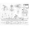 French Navy Fast Escort Ship "Le Brestois" MRB Blue prints