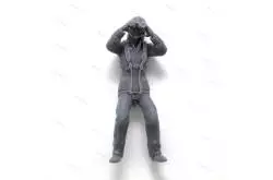 French SNSM crewman 1/15 figure with binoculars