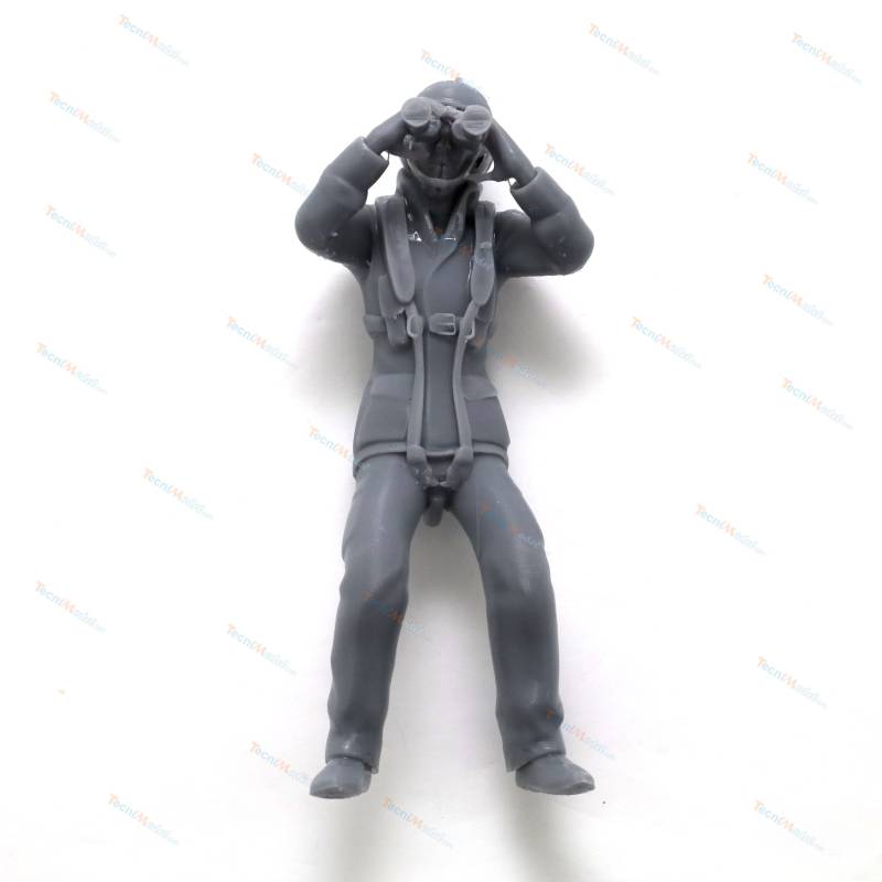 1 Figurine d'équipier SNSM avec jumelles 1/25