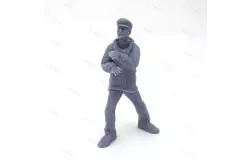 1 Figurine de marin pêcheur debout 1/15