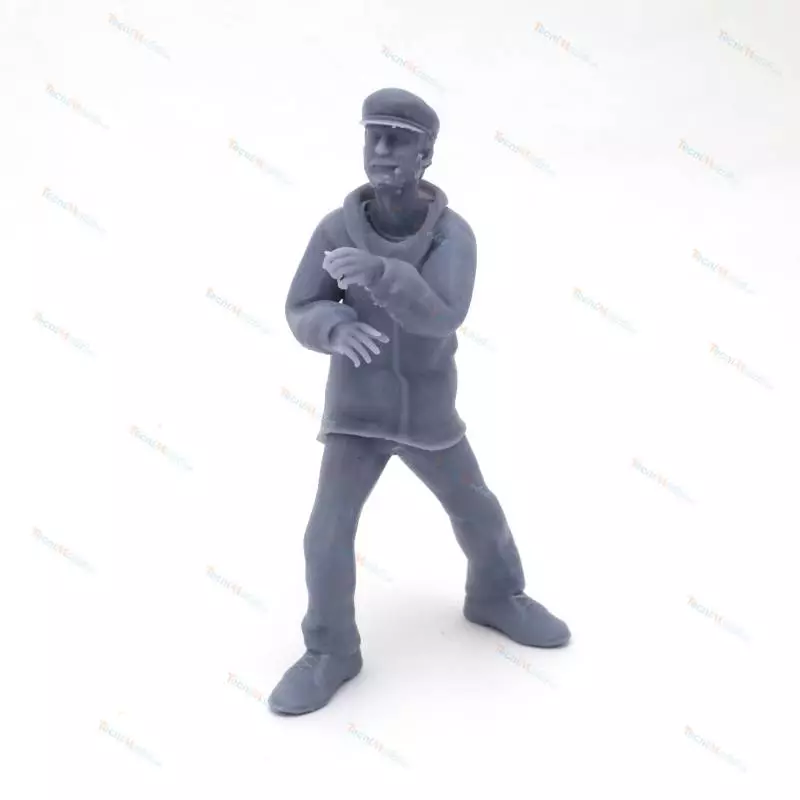 1 Figurine de marin pêcheur debout 1/20
