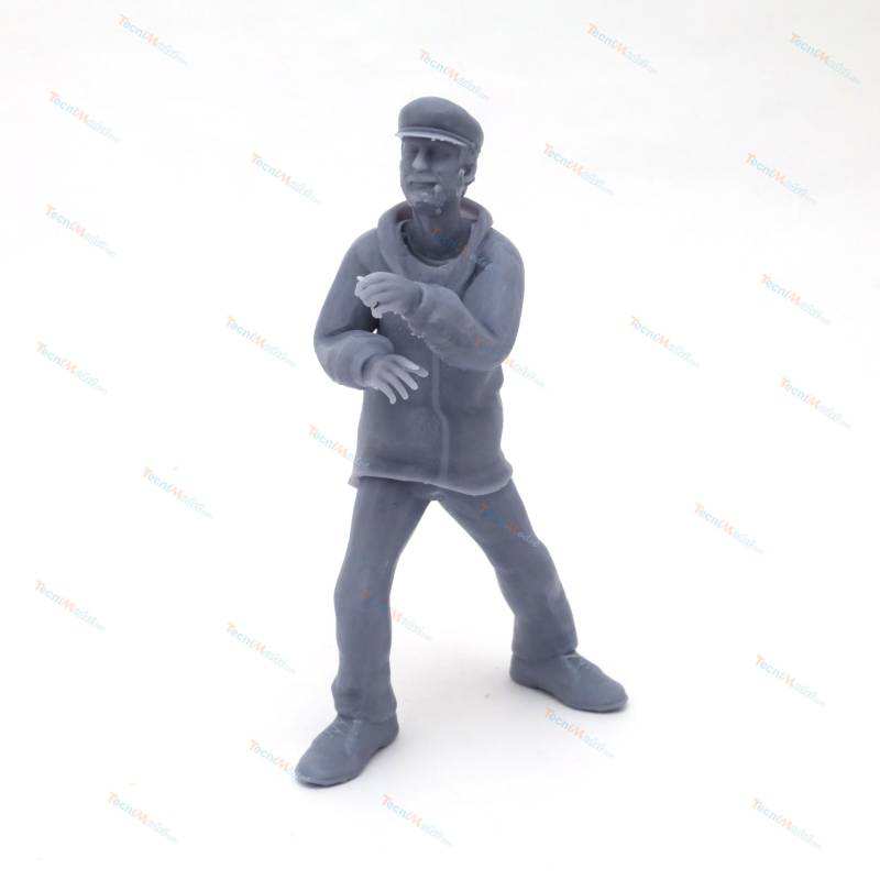 1 Figurine de marin pêcheur debout 1/30