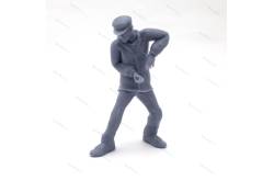 1 Figure of a standing fisherman pulling a rope 1/20