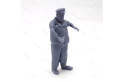 1 1/25 sailor figure at the helm