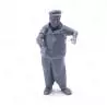 1 Figurine de marin à la barre 1/30