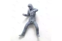 1 Figurine d'équipier SNSM debout qui tire un bout 1/30
