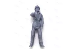 1 Figurine d'équipier SNSM debout qui pointe du doigt 1/15