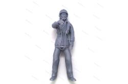 1 SNSM crew member 1/30 figure standing and pointing