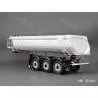 Semi-remorque benne LESU 3 essieux à roues larges avec levage hydraulique 1/14 - LESU LS-A0069
