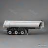 LESU 3-axle wide wheel tipper semi-trailer with hydraulic lift 1/14 - LESU LS-A0069