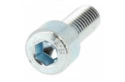 50 Hexagon socket Head Cap Screws M3x12 white zinc-coated steel