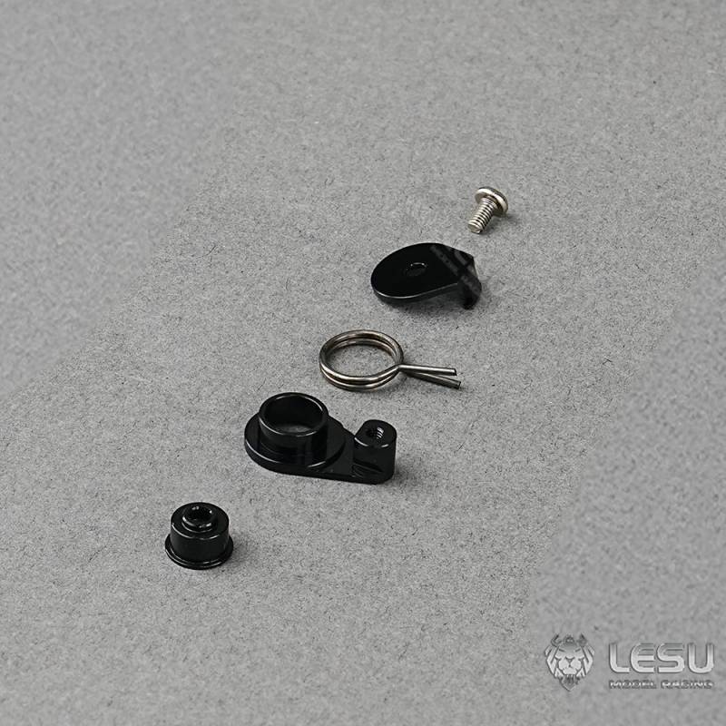 1 Palonnier sauve-servo pour servo Lesu 12G en aluminium anodisé noir - Lesu AN-0018