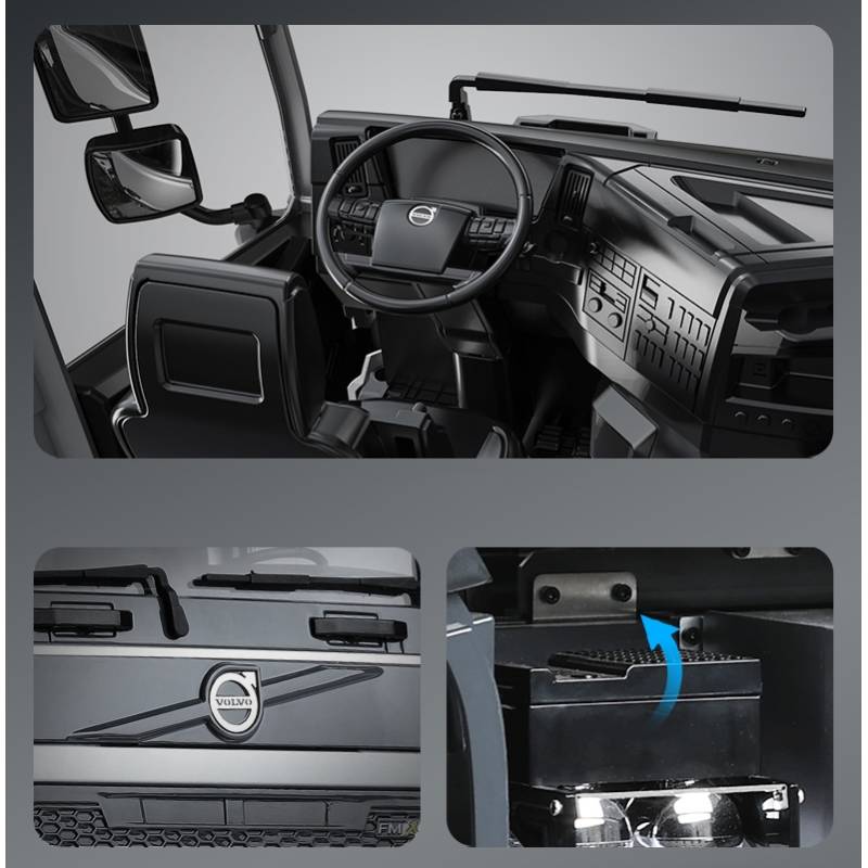 Volvo FMX 6x4 porteur benne électrique RTR 1/14