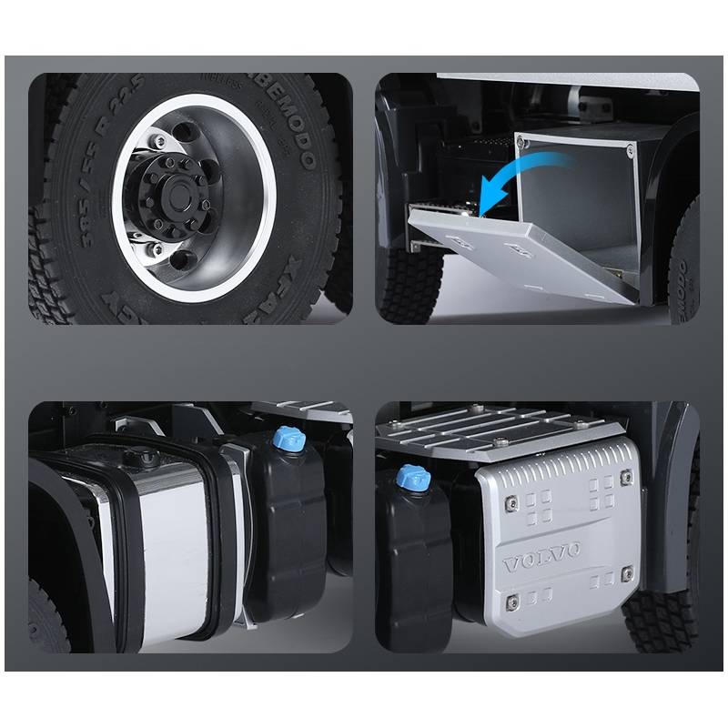 Volvo FMX 6x4 porteur benne électrique RTR 1/14