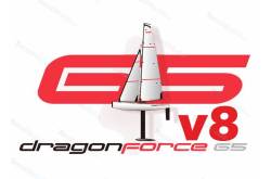 New v8 Joysway Dragon Force RG65 RC Sailboat ARTS JOYSWAY 8815V8
