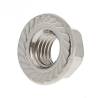 Bag of 25 serrated flange nuts M3 Stainless steel A4 DIN 6923
