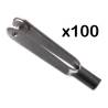 Metal clevis M2.5 KAVAN 100pcs - KAVAN KAV0004B/100