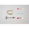 2 Nickel-plated metal 14mm white lights with 3V to 14V LEDs - Aero-Naut 506414