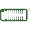 Set of 12 1/35 scale bottled alcohol cases -MINIART 35665