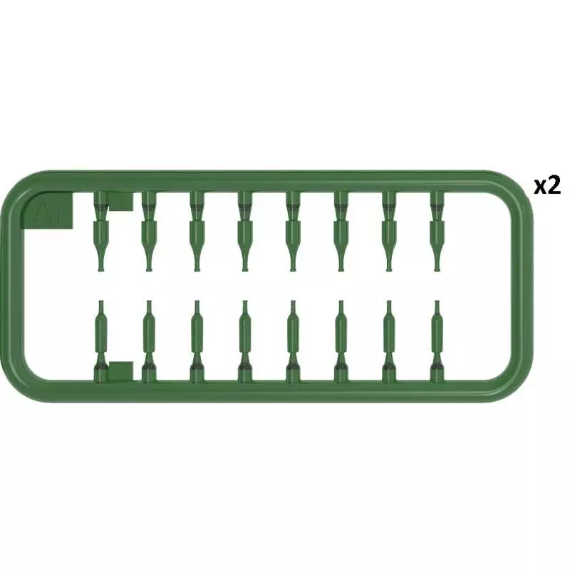 Set of 12 1/35 scale bottled alcohol cases -MINIART 35665